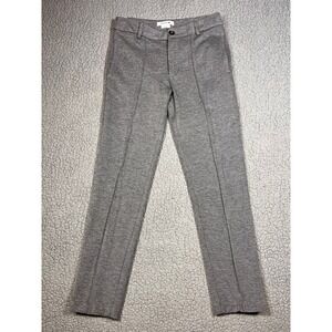 Lacoste Grey Knit Trousers Slim Fit Permanent Crease Pants Size 32 F7984